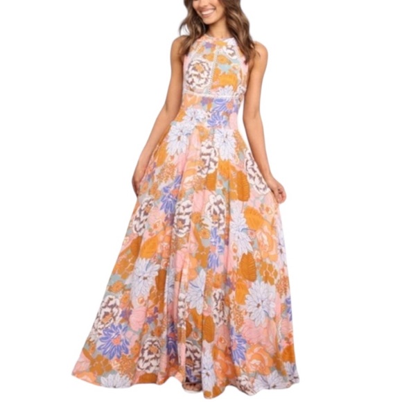 Petal & Pup Dresses & Skirts - PETAL + PUP Newell Maxi Dress in Orange